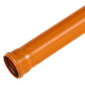 BRETT UNDERGROUND 110MM X 3M SINGLE SOCKET PIPE B4403