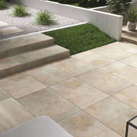 BURLINGTON PREMIUM PORCELAIN PAVING - 895 x 595 x 18mm - IVORY