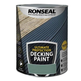 * RONSEAL ULTIMATE PROTECTION DECKING PAINT 5L - CHARCOAL