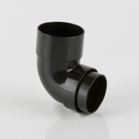 BRETT DOWNPIPE 92.5 DEGREE BEND BLACK BR208B