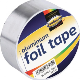 PROSOLVE ALUMINIUM FOIL TAPE - 50mm X 45m - AFT50