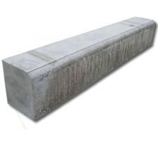 BULLNOSED KERB BN3 - 125 x 150 x 914mm - GREY