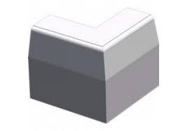 HALF BATTERED HB EXTERNAL ANGLE KERB 255 x 125mm - GREY (CODE 46842)