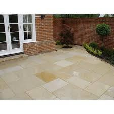 * PREMIUM SMOOTH SANDSTONE PAVING - 18-20mm 11.52m2 PATIO PACK - MINT