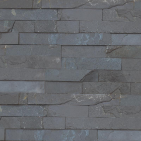 * NATURAL SLATE CLADDING - PER PACK (0.54m2) - BLACK