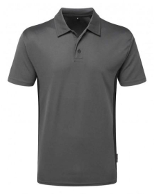 TUFFSTUFF ELITE POLO SHIRT - SIZE LARGE - GREY