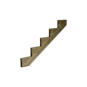 TIMBER DECKING (PINE TREATED) - 5 TREAD STRING - 245 x 1447 x 44mm