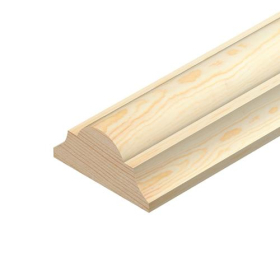 DADO RAIL PINE DECORATIVE - 41 x 20 x 2400mm