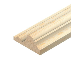 DADO RAIL PINE DECORATIVE - 45 x 20 x 2400mm