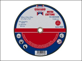 FAI/FULL CUT OFF WHEEL 300X3.5X20MM METAL CUTTING BLADE FAI3003520M