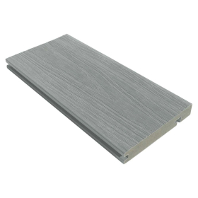 EasyFit COMPOSITE DECK BULLNOSE BOARD - 140 x 22 x 3600mm - LIGHT GREY