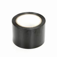 POLYTHENE DPM JOINT TAPE - SINGLE SIDED- 75mm x 33m - BLACK