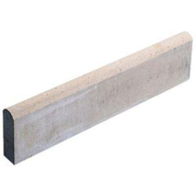 D MARSHALL ROUND TOP PATH EDGING - 150 x 50 x 900mm    (6") - GREY