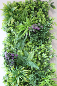 * EasyFit LUXURY ARTIFICIAL LIVING WALL PANEL - 1 x 1m - BOTANICAL