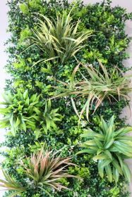 * EasyFit LUXURY ARTIFICIAL LIVING WALL PANEL - 1 x 1m - RAINFOREST