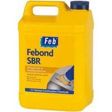 FEBOND 'SBR' WATERPROOFER & BONDING ADHESIVE - 5L