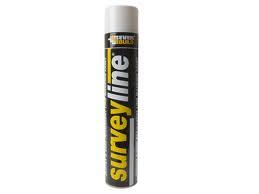 EVERBUILD SURVEYLINE MARKING PAINT - 700ml - WHITE