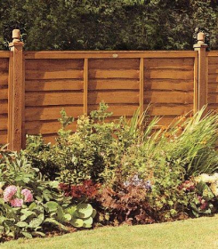 GRANGE SUPERIOR LAP FENCE PANEL - 1828 x 900mm -  GOLDEN BROWN    (GSL3)