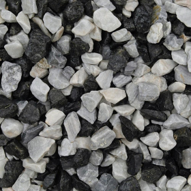 BLACK ICE - PREMIUM DECORATIVE AGGREGATE - 20mm - SMALL BAG    (PRE-PACKED BAG)