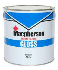 MACPHERSON OIL BASED GLOSS TRADE BLACK 2.5LTR 5027812