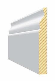 SILKTRIM MDF OG FACING TWICE PRIMED PROFILE 233 | 14.5 x 69 x 5400mm | WHITE