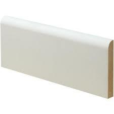 SILKTRIM MDF R1A ROUND SKIRTING TWICE PRIMED | 12 x 94 x 5400mm | WHITE