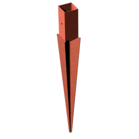 * METPOST POST SPIKE WEDGE GRIP - 50 x 50 x 450mm - RED