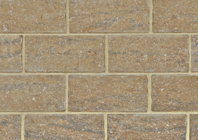 * MARSHALLS THISTLESTONE WALLING BUFF/BLACK SPLIT 300 x 65mm (approx 43/m2)