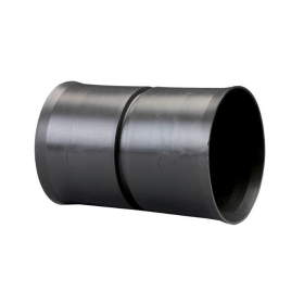 METRODUCT TWINWALL COUPLING (WITH LUGS) - 94/110mm - BLACK