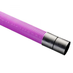 METRODUCT TWINWALL ELECTRICAL CABLE DUCTING -  94/110mm x 50m ROLL - PURPLE