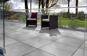 CALIBRA PREMIUM PORCELAIN PAVING  - 595 x 595 x 20mm - SILVER (GREY)