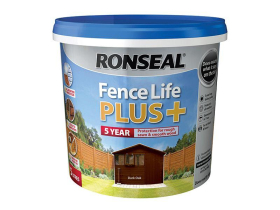 RONSEAL FENCELIFE PLUS+ 5LTR DARK OAK 37623