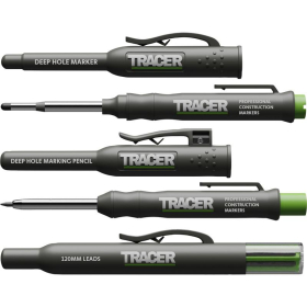 TRACER COMPLETE MARKETING KIT - DEEP HOLE MARKER PEN, PENCIL & LEAD SET INC HOLSTER (AMK3)