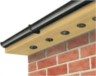 TIMLOC PUSH IN SOFFIT VENT - 70mm DIA - BLACK  (PACK OF 10)