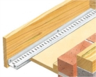 TIMLOC ROOF SOFFIT VENT STRIP TYPE C 10mm AIR GAP - 2400mm - BLACK