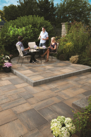 TOBERMORE HISTORIC PAVING - 14.04 m2 MIXED SIZE PACK - BRACKEN