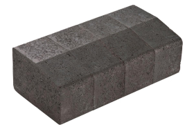 TOBERMORE KL LARGE EXTERNAL 90D CORNER KERB - CHARCOAL