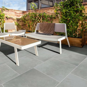 * STATION PORCELAIN PAVING - 900 x 600 x 20mm - IRON (LIGHT GREY)